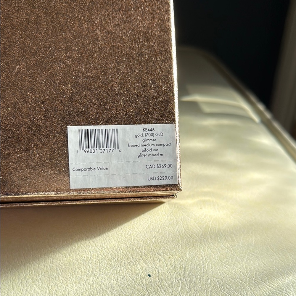 Kate Spade Sparkling Gold Wallet - Picture 12 of 13